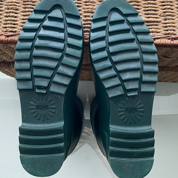 UGG Sabine βGreen & Plaidβ Wellies / Rain boots Womens SIZE 7 βοΈ - Picture 8 of 12